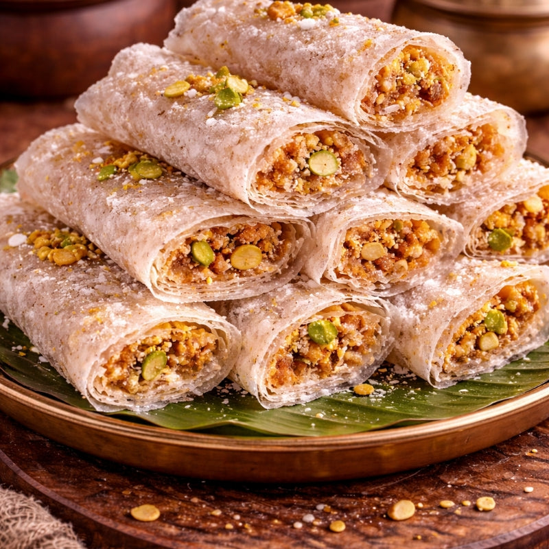 Pootharekulu (Andhra Special Paper Sweet)