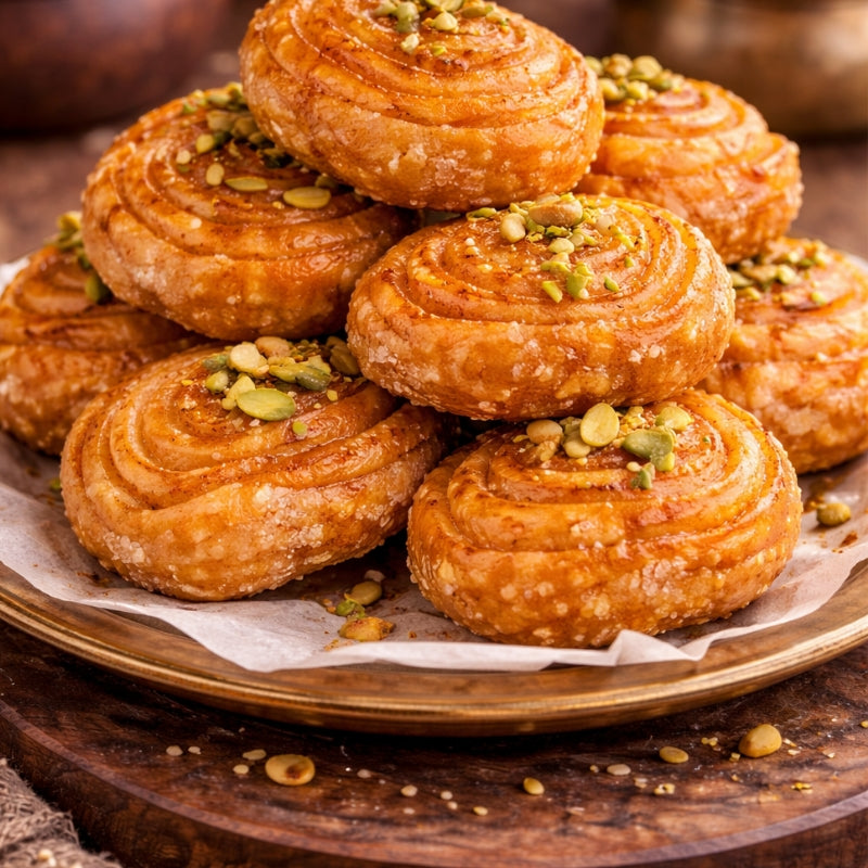 Madatha Kaja (Andhra Style Crispy Sweet)
