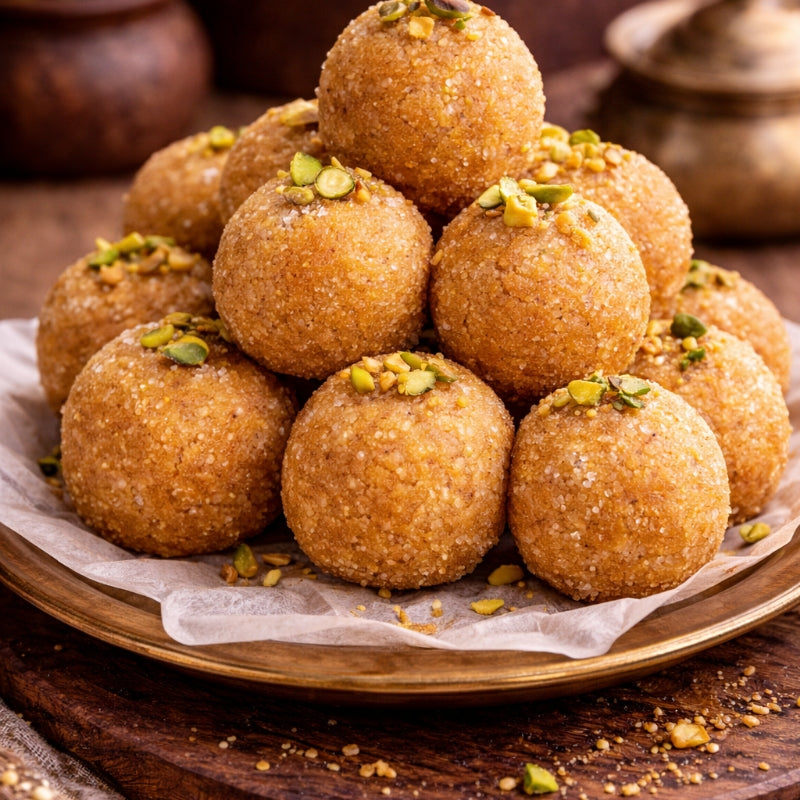 Sunnundalu (Urad Dal Laddu – Andhra Sweet)
