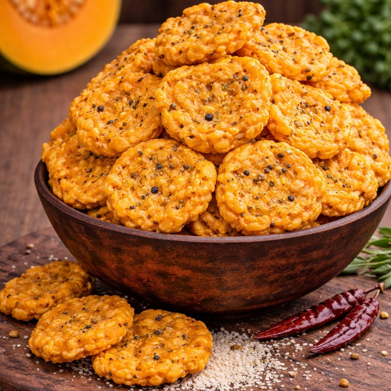 Gummadikaya Vadiyalu (Pumpkin Fryums – Andhra Style)