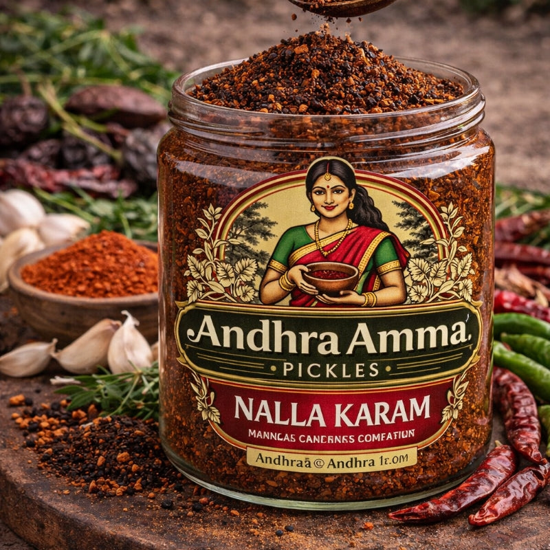 Nalla Karam (Black Spice Powder – Andhra Style)