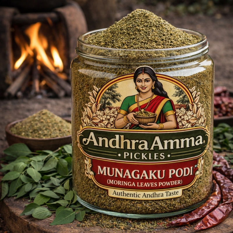 Munagaku Podi (Drumstick Leaves Powder – Andhra Style)