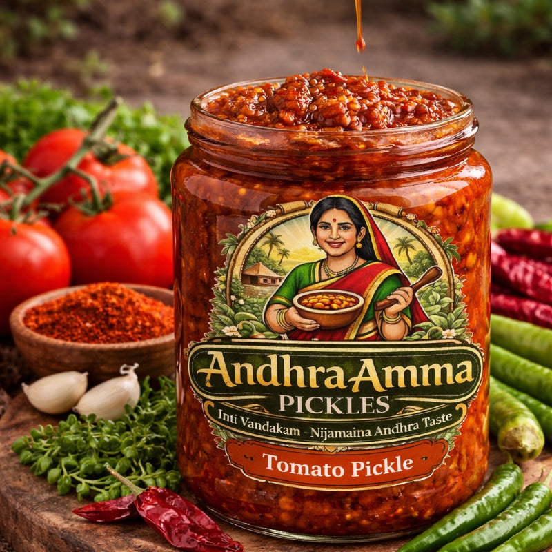 Tomato Pickle (Andhra Style Homemade)