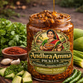 Kothimeera Avakaya Pickle (Coriander Mango – Andhra Style)