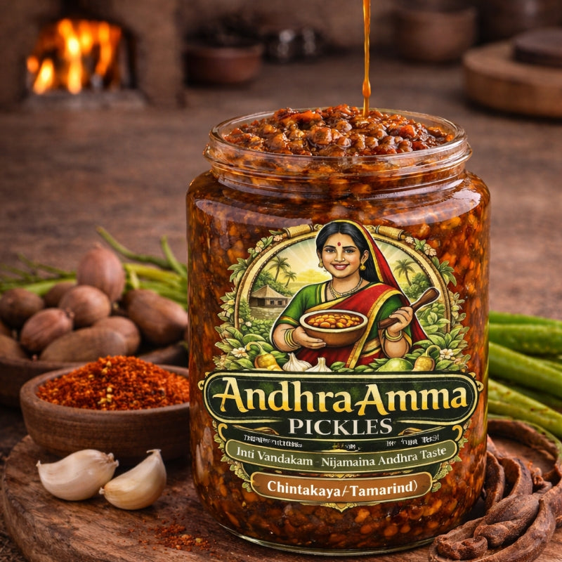 Chintakaya Pickle (Tamarind – Andhra Style)