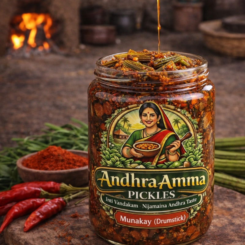 Munakkaya Pickle (Drumstick – Andhra Style)