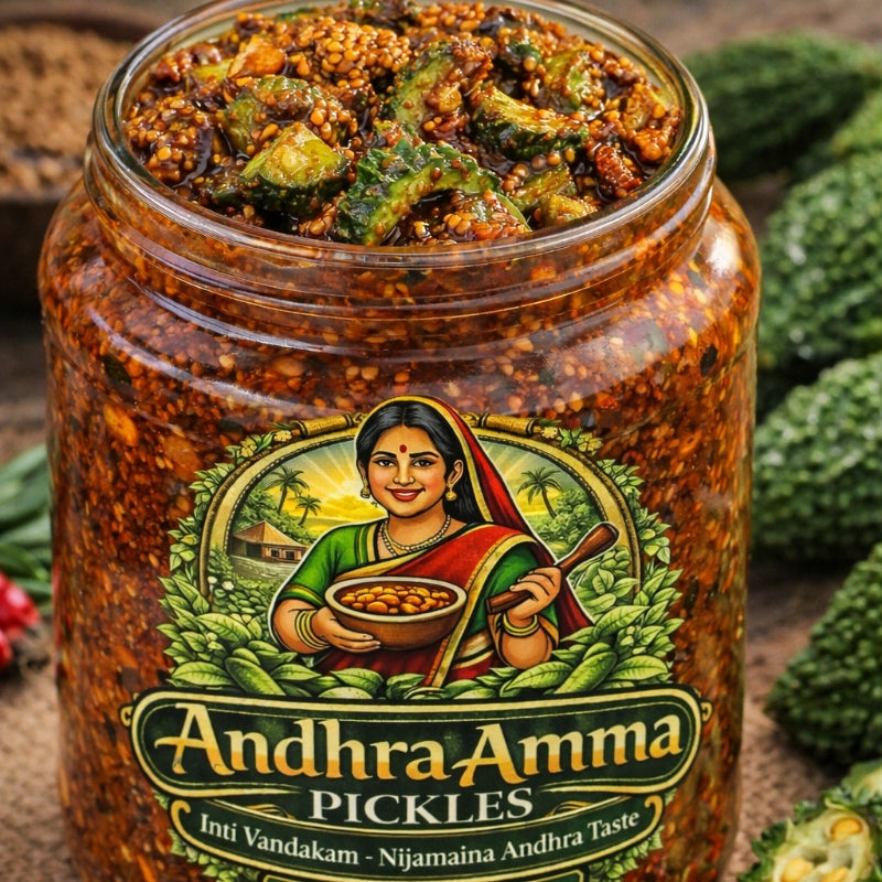 Kakarakaya Pickle (Bitter Gourd – Andhra Style)