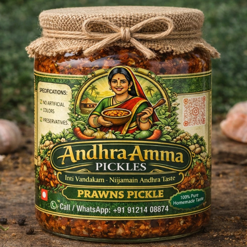 Prawns Pickle (Royyalu) – Andhra Style