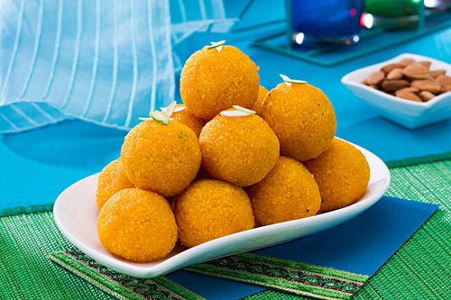 Boondi Laddu (Andhra Style Homemade Sweet)