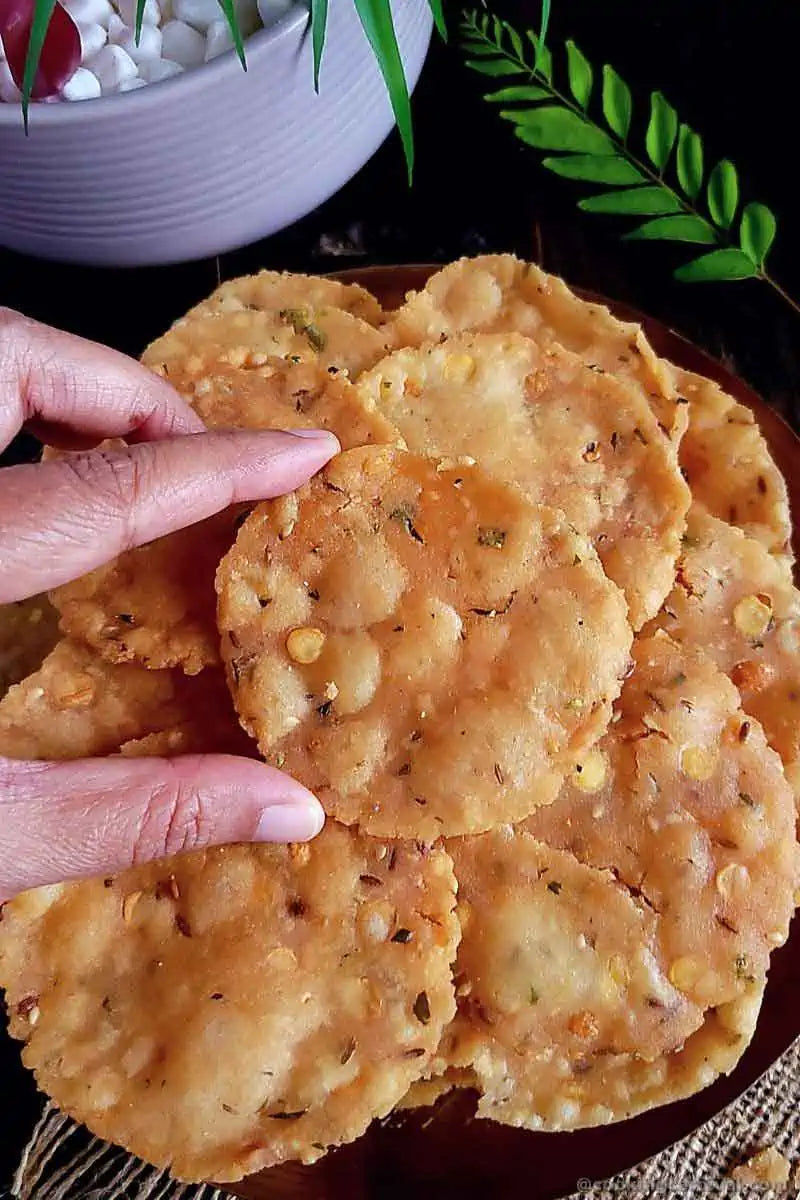 Chekkalu (Andhra Rice Crackers – Homemade)