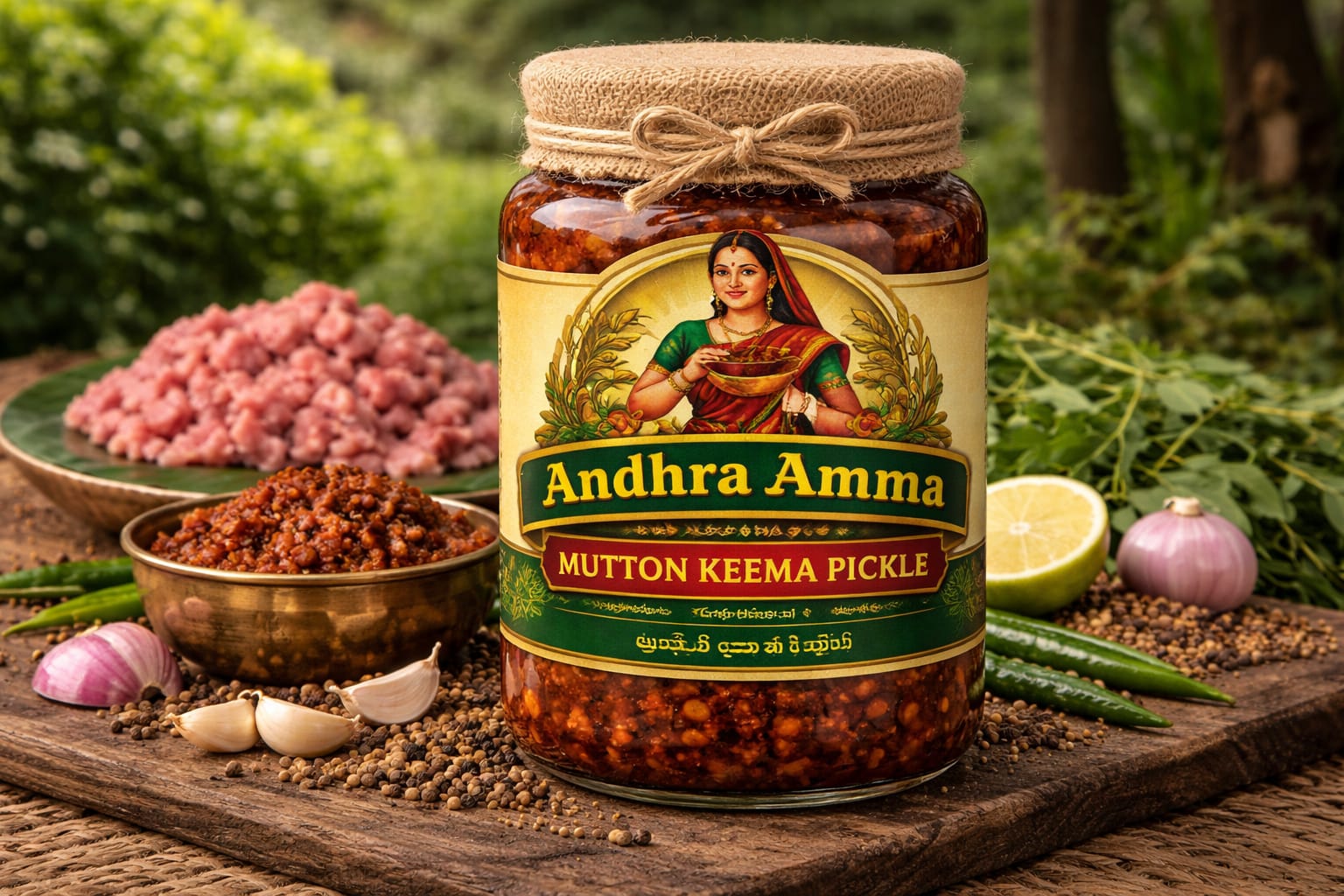 Mutton Keema Pickle (Keema Pachadi)