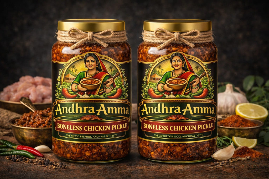 Boneless Chicken Pickle – Andhra Style Homemade