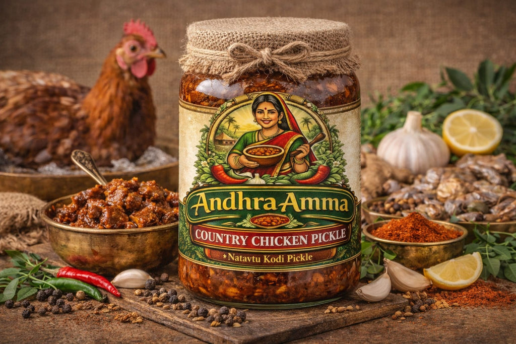 Country Chicken Pickle (Natukodi) – Andhra Style