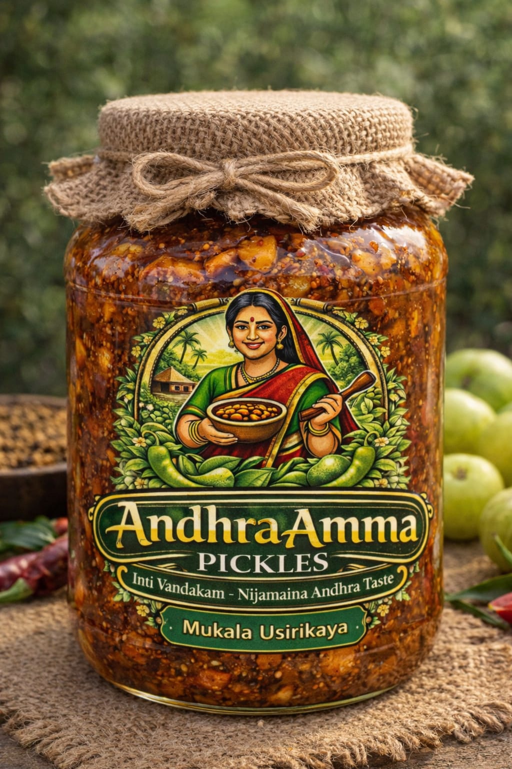 Mukala Usirikaya Pickle (Amla Pieces – Andhra Style)