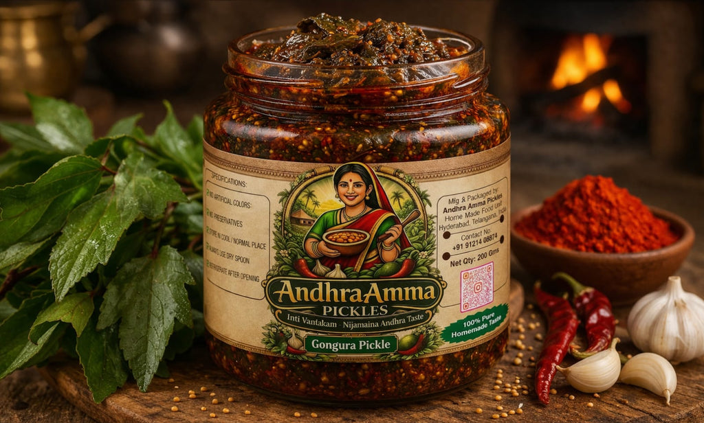 Gongura Pickle (Andhra Style Homemade)