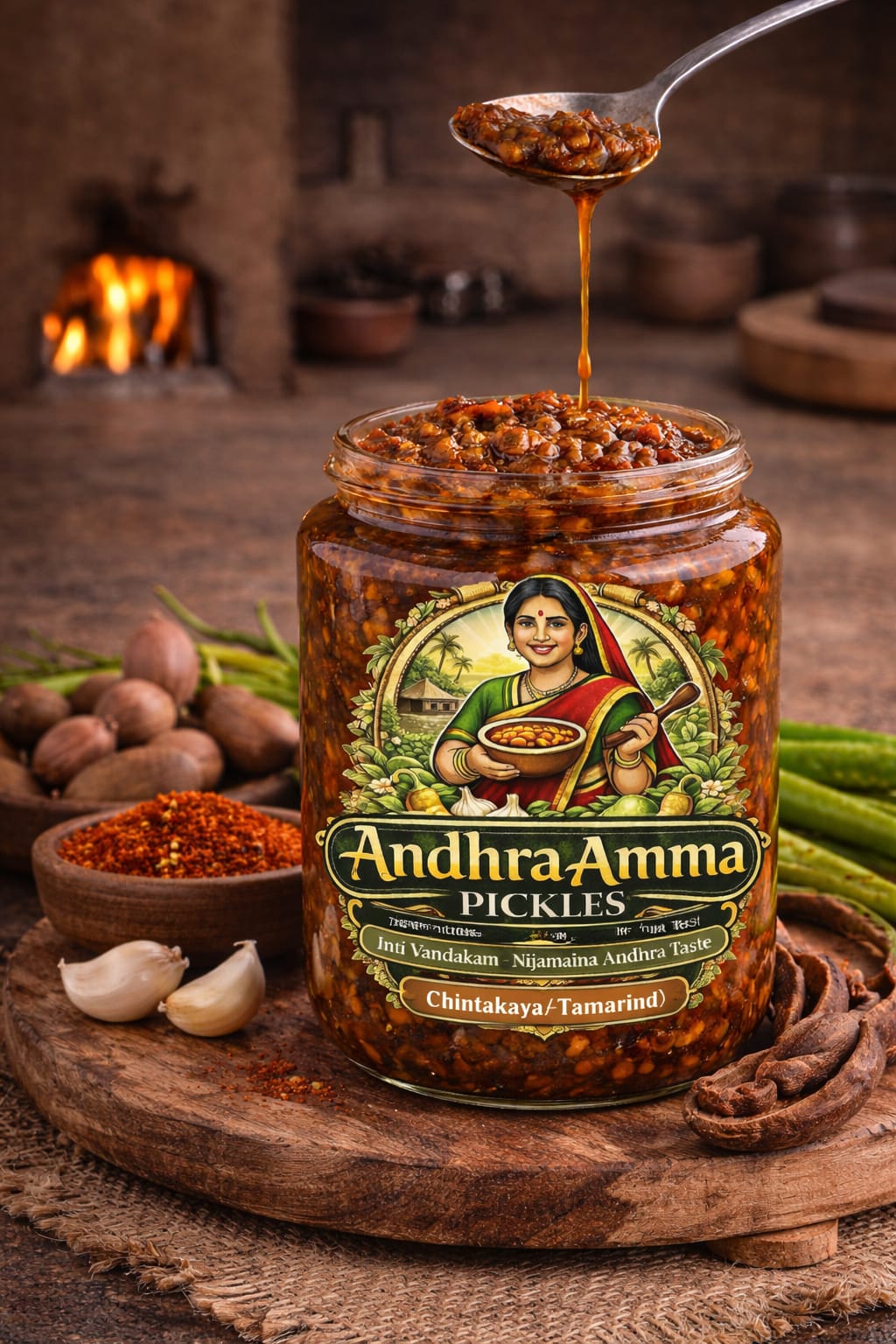 Chintakaya Pickle (Tamarind – Andhra Style)