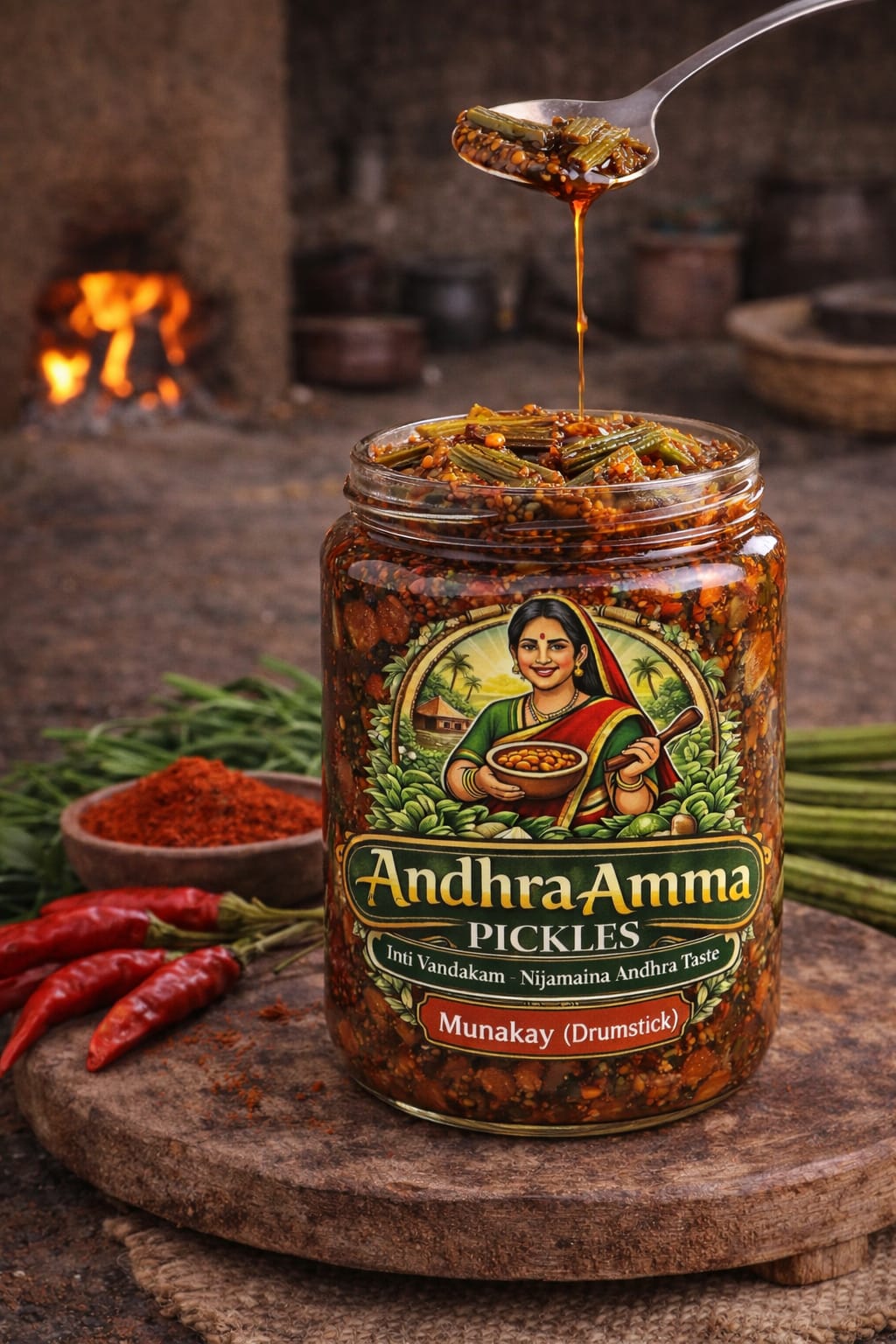 Munakkaya Pickle (Drumstick – Andhra Style)