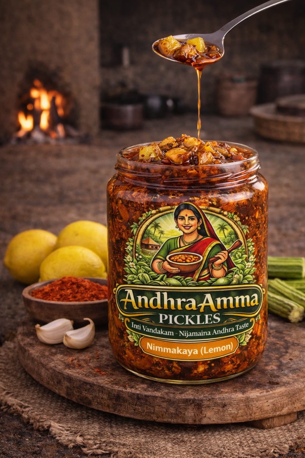 Nimmakaya Pickle (Lemon – Andhra Style)