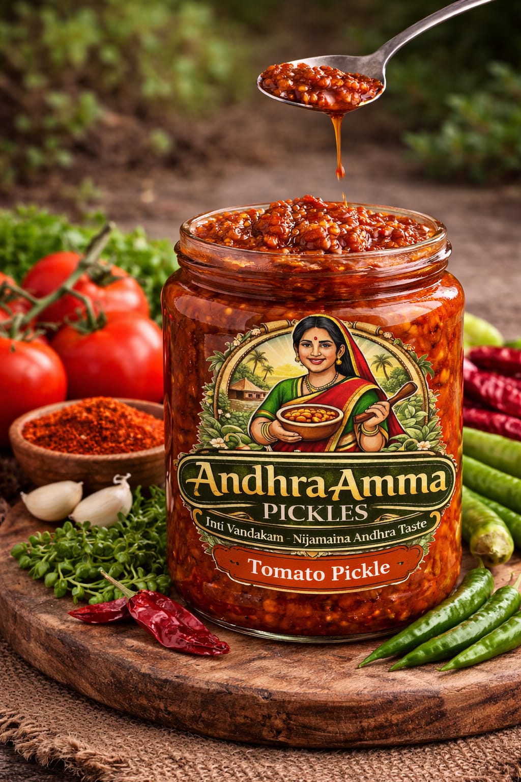 Tomato Pickle (Andhra Style Homemade)
