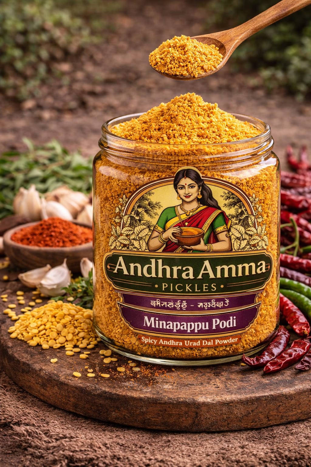 Minapappu Podi (Urad Dal Powder – Andhra Style)