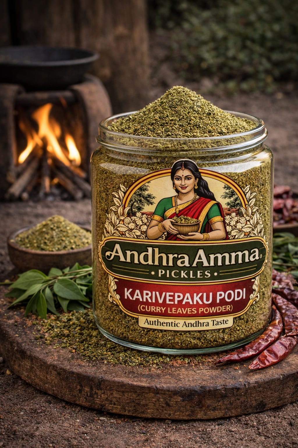 Karivepaku Podi (Curry Leaves Powder – Andhra Style)