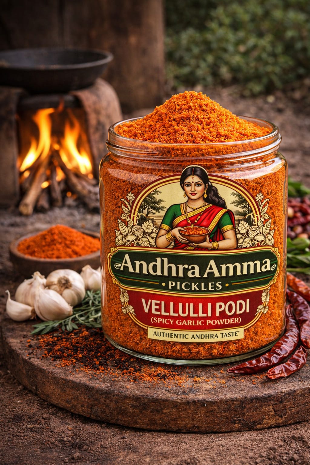 Vellulli Podi (Garlic Powder – Andhra Style)