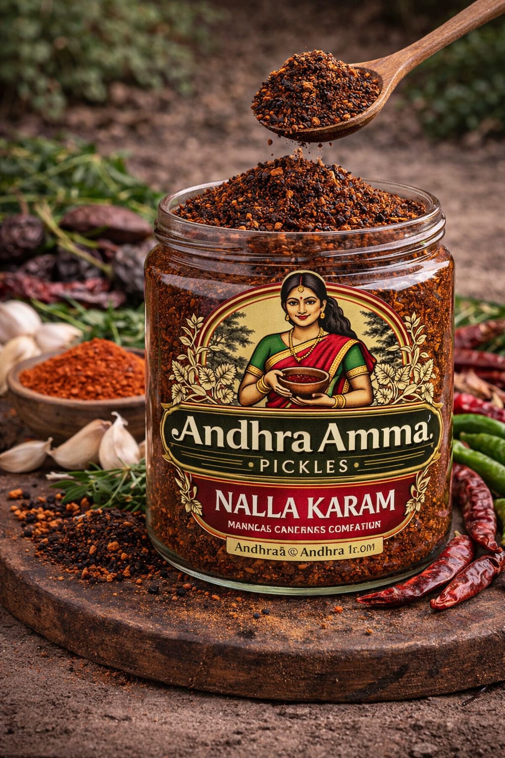 Nalla Karam (Black Spice Powder – Andhra Style)