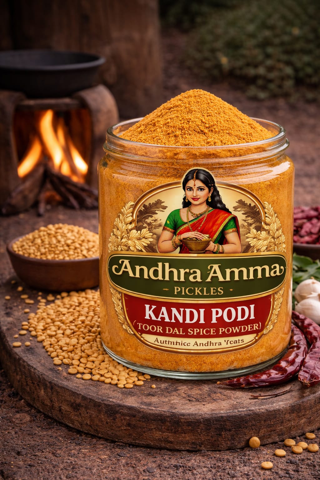 Kandi Podi (Toor Dal Powder – Andhra Style)