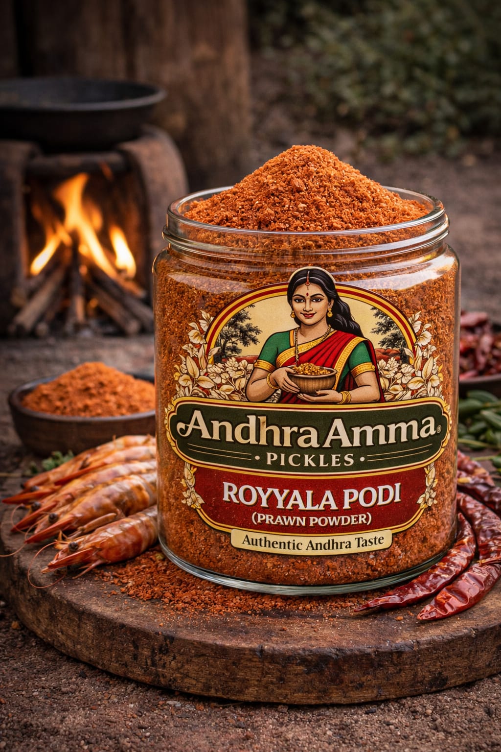 Royyalu Podi (Prawns Powder – Andhra Style)