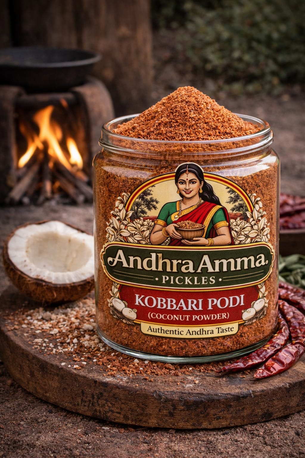 Kobbari Podi (Dry Coconut Powder – Andhra Style)