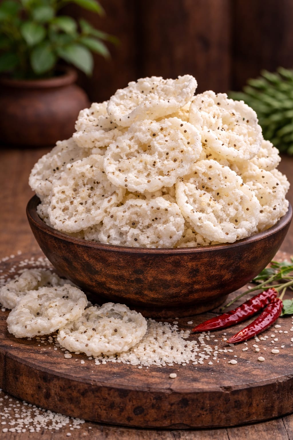 Saggubiyyam Vadiyalu (Sabudana Fryums – Andhra Style)