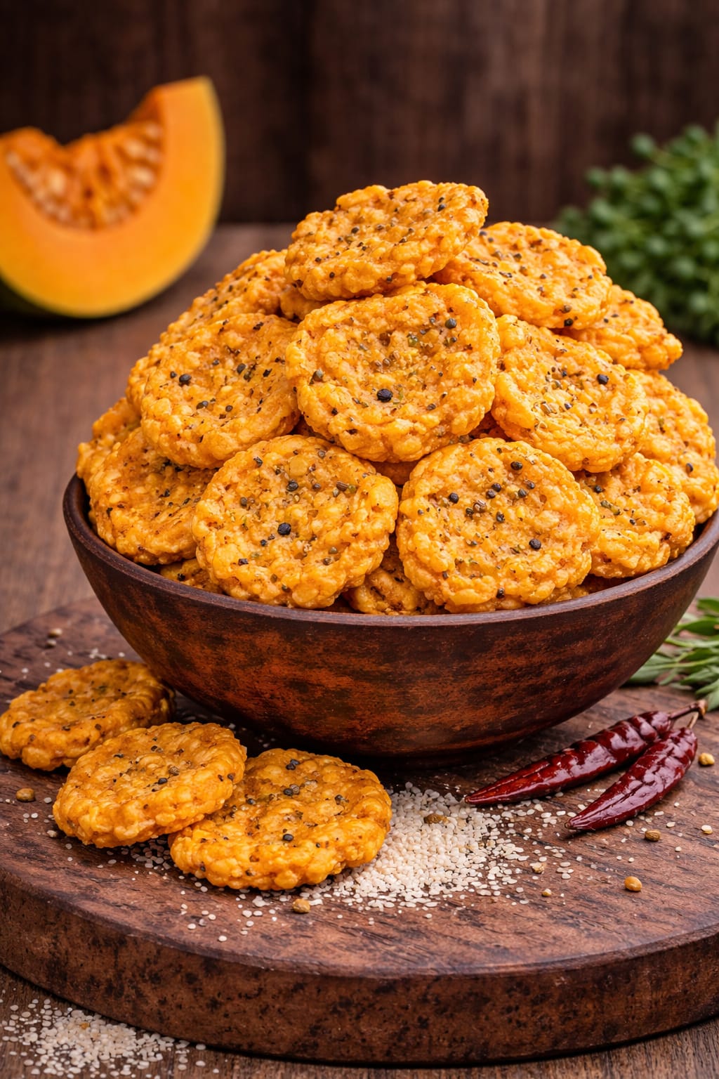 Gummadikaya Vadiyalu (Pumpkin Fryums – Andhra Style)