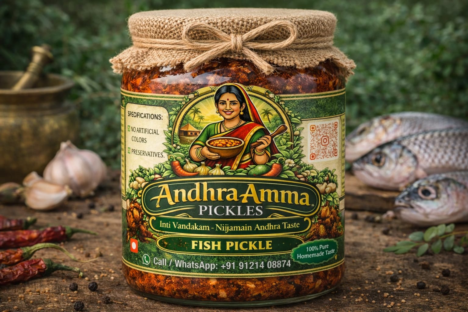 Fish Pickle (Andhra Style)