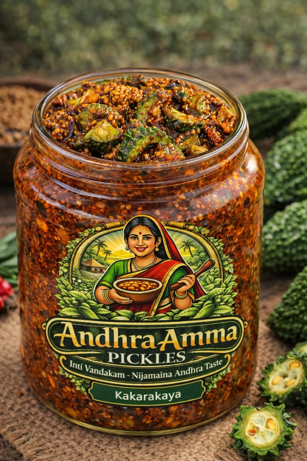 Kakarakaya Pickle (Bitter Gourd – Andhra Style)