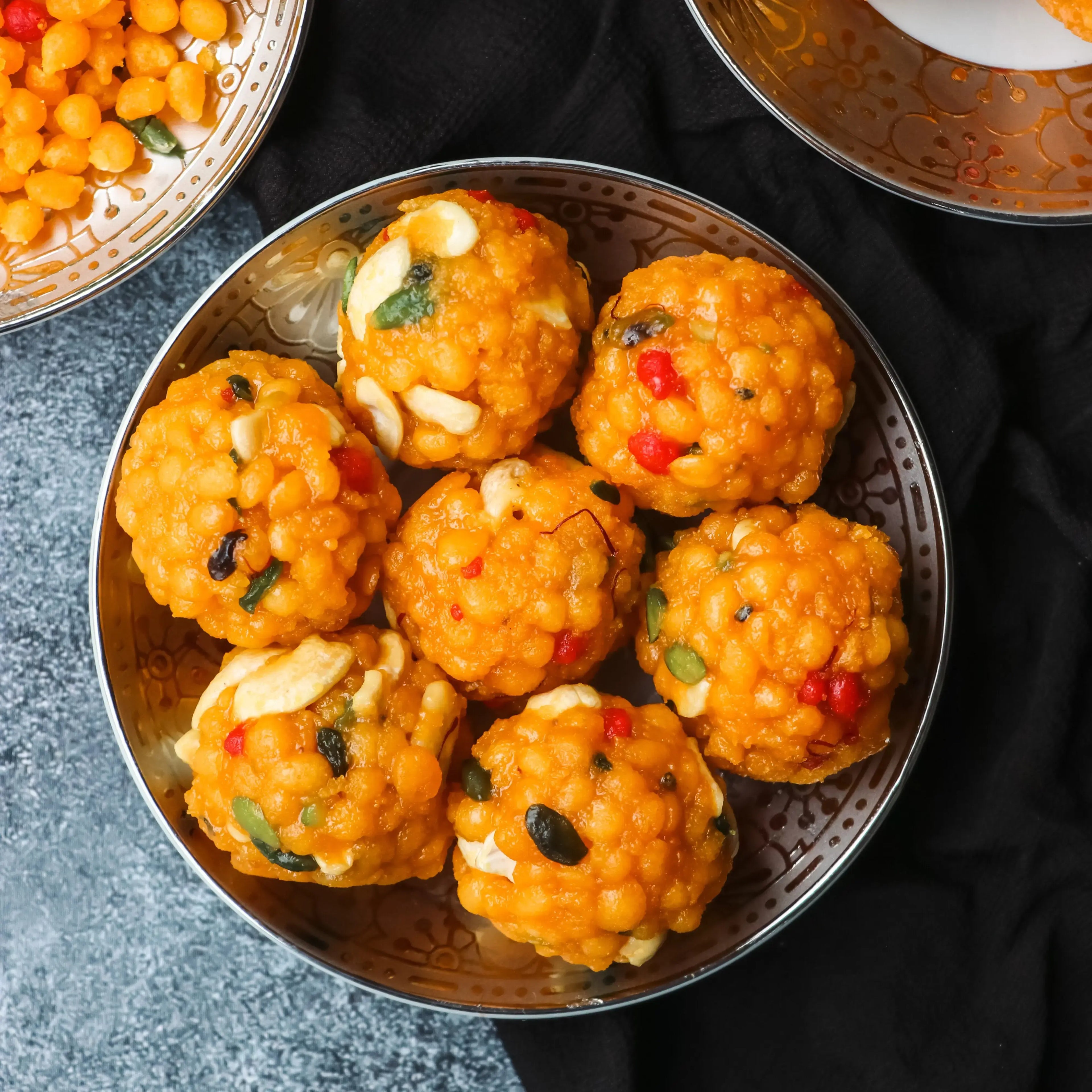Boondi Laddu (Andhra Style Homemade Sweet)