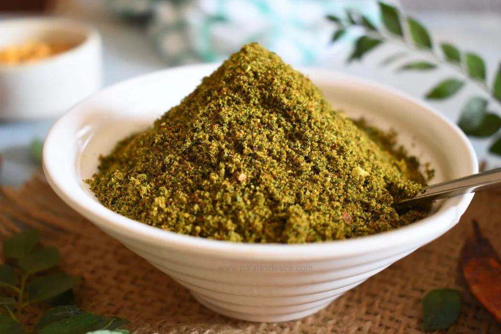 Karivepaku Podi (Curry Leaves Powder – Andhra Style)