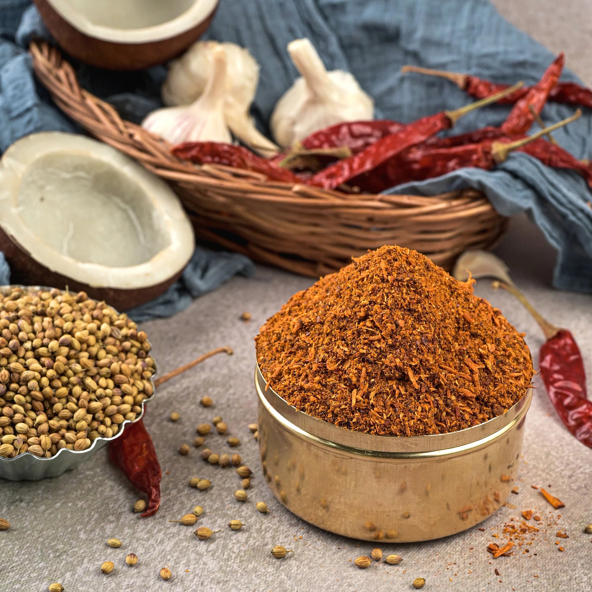 Kobbari Podi (Dry Coconut Powder – Andhra Style)