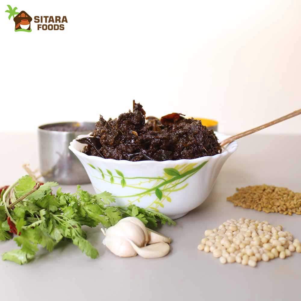 Kothimeera Avakaya Pickle (Coriander Mango – Andhra Style)