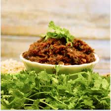 Kothimeera Avakaya Pickle (Coriander Mango – Andhra Style)