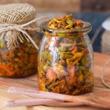 Mixed Vegetable Pickle (Andhra Style Homemade)