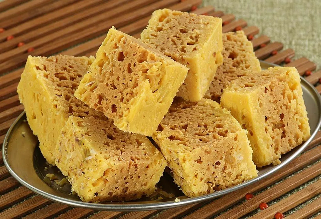 Mysore Pak (Andhra Style Homemade Sweet)