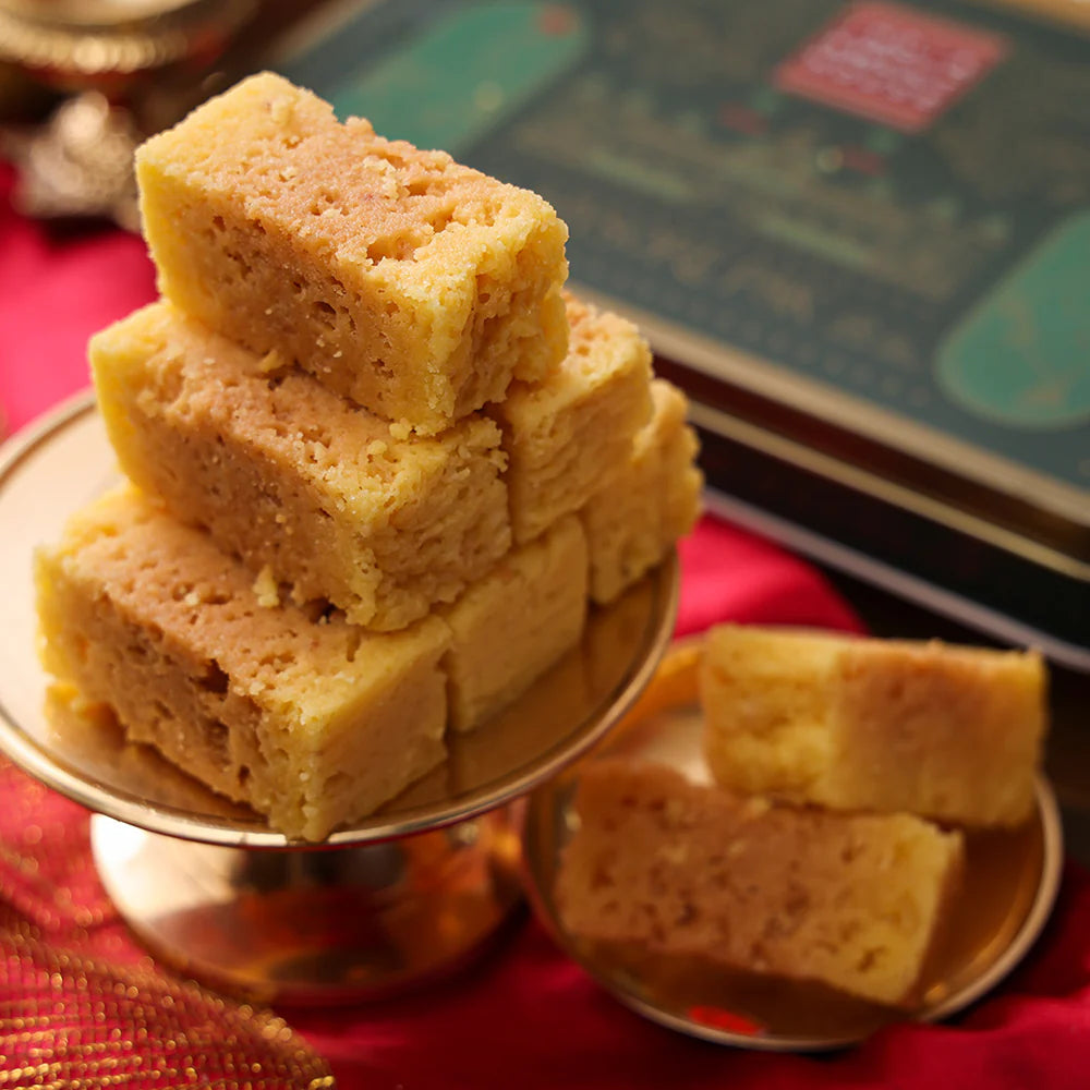 Mysore Pak (Andhra Style Homemade Sweet)