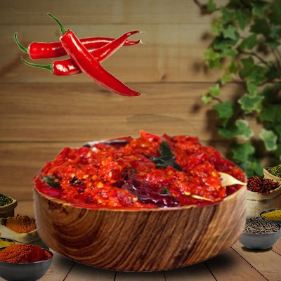 Pandu Mirchi Pickle (Red Chilli – Andhra Style)