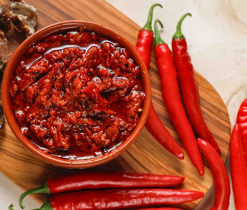 Pandu Mirchi Pickle (Red Chilli – Andhra Style)