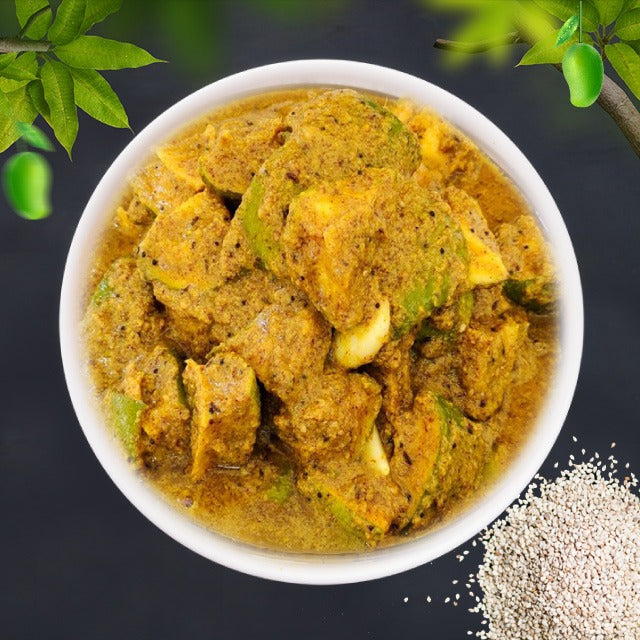 Pachi Mirchi Avakaya (Andhra Style)