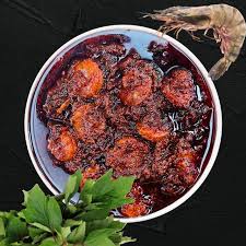 Royyalu Gongura Pickle (Prawns Gongura Pachadi)